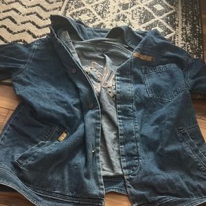 Vintage snoop dog denim jacket